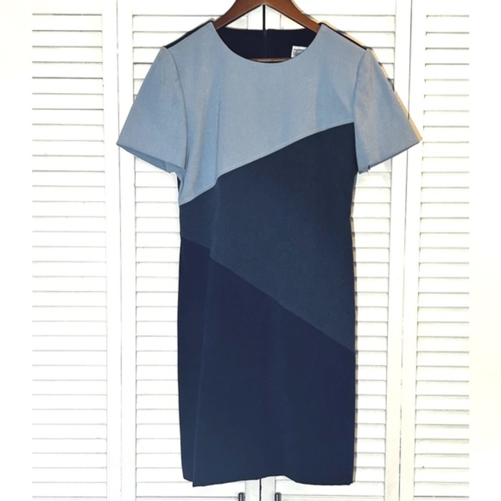 Jessica Howard women’s dress size 10,‎ block pattern of blues